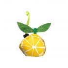 Shopper ripiegabile a forma di limone chiusa