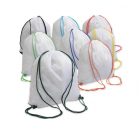 Zainetto angoli rinforzati bianco particolari colorati