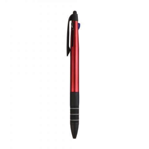 Penna con 3 refill rosso