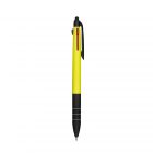 Penna con 3 refill giallo