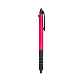 Penna con 3 refill rosa