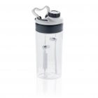 Bottiglia con auricolari bianca