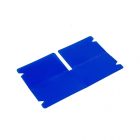 Astuccio porta mascherina blu aperto
