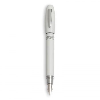 Penna Stilografica Short Classic bianco aperta