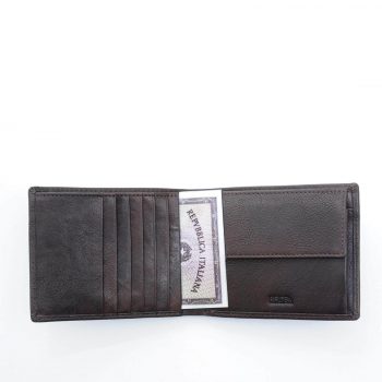 Portafoglio Orizzontale 6 CC Marrone interno