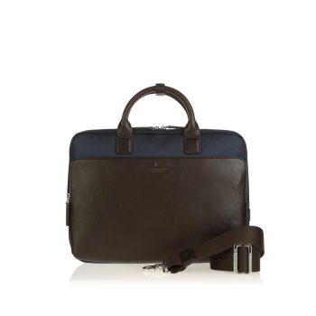 Cartella Metropolitan 1 zip blu