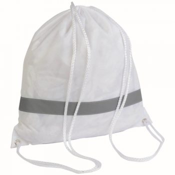 Zainetto catarifrangente bianco