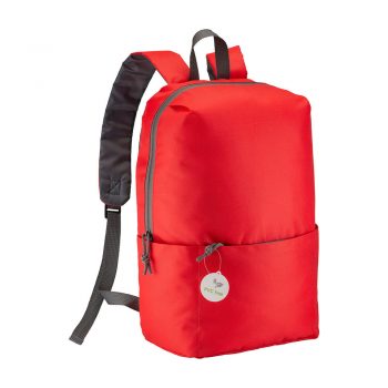 Zaino senza PVC rosso