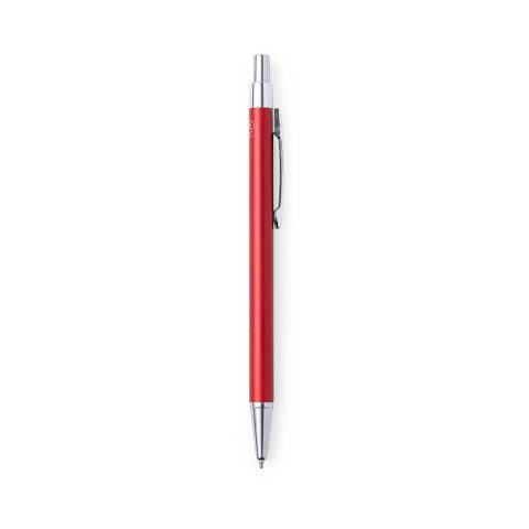 Penna alluminio riciclato metal rosso