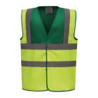 Gilet alta visibilità paramedic green-hivis yellow