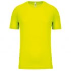 T-shirt bambino sport fluorescent yellow