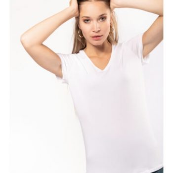 T-shirt donna BIO 150 collo a V