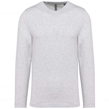 T-shirt uomo 180 manica lunga ash heather