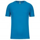 T-shirt uomo sport aqua blue