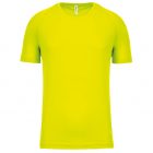 T-shirt uomo sport fluorescent yellow