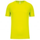 T-shirt uomo sport fluorescent yellow