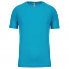 T-shirt uomo sport light turquoise