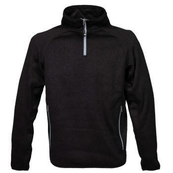 Knitted Fleece Maribor black