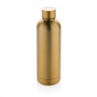 Bottiglia termica in acciaio riciclato RCS oro